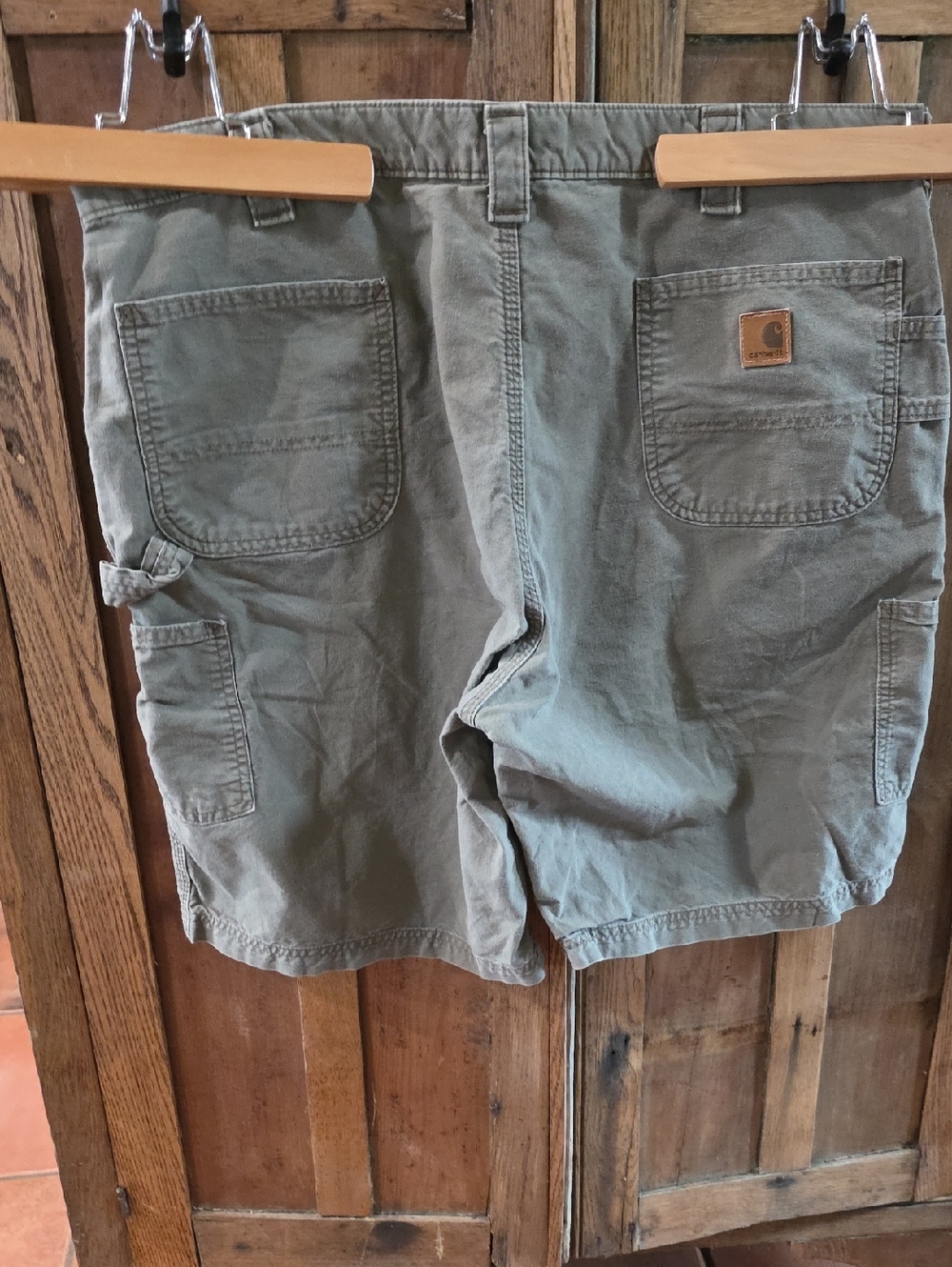 Carhartt Men's Cargo Shorts in Olive Size 42